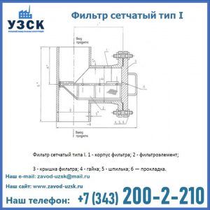 Фильтр сетчатый ФС по Т-ММ-11-2003 в Токмаке