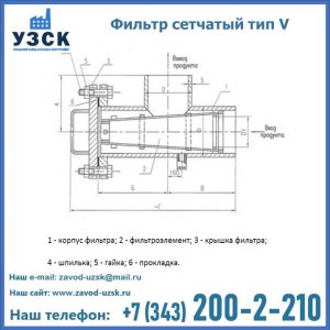 Фильтр сетчатый ФС по Т-ММ-11-2003 в Токмаке