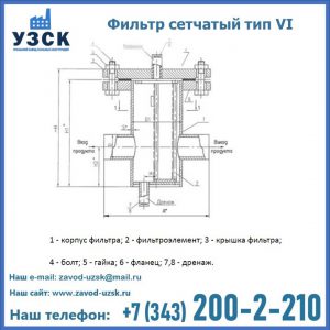 Фильтр сетчатый ФС по Т-ММ-11-2003 в Токмаке