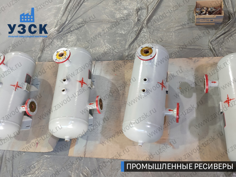 фотография емкостных ресиверов газа Токмак